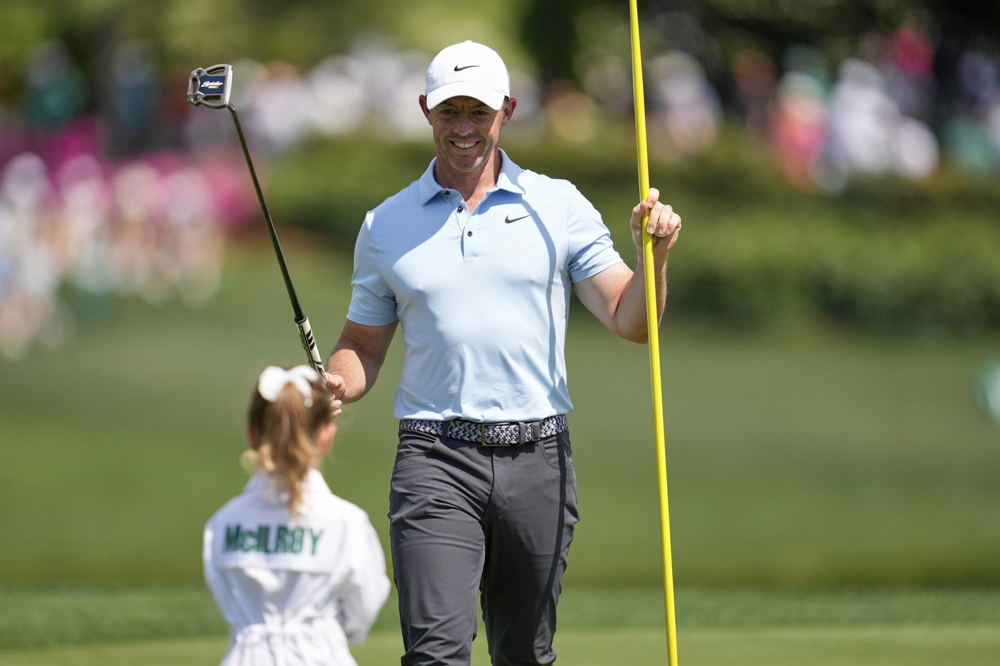 Jordan Spieth's 3-year-old son and 89-year-old Gary Player make memories at Masters Par 3 Contest | iNFOnews.ca