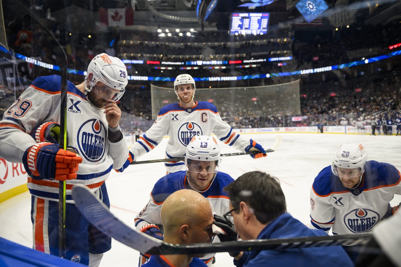 Oilers defenceman Darnell Nurse exits game after Reaves head shot: 'Dangerous play' | iNFOnews.ca Oilers defenceman Darnell Nurse exits game after Reaves head shot: 'Dangerous play' | iNFOnews.ca