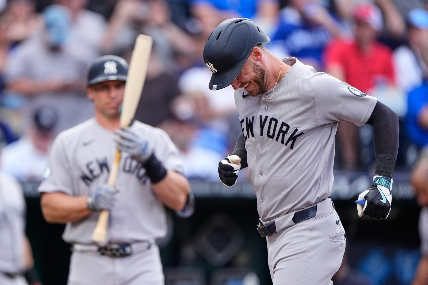 Yankees hit 6 homers, every starter has at least 2 hits for first time amid a 15-1 romp over Royals | iNFOnews.ca