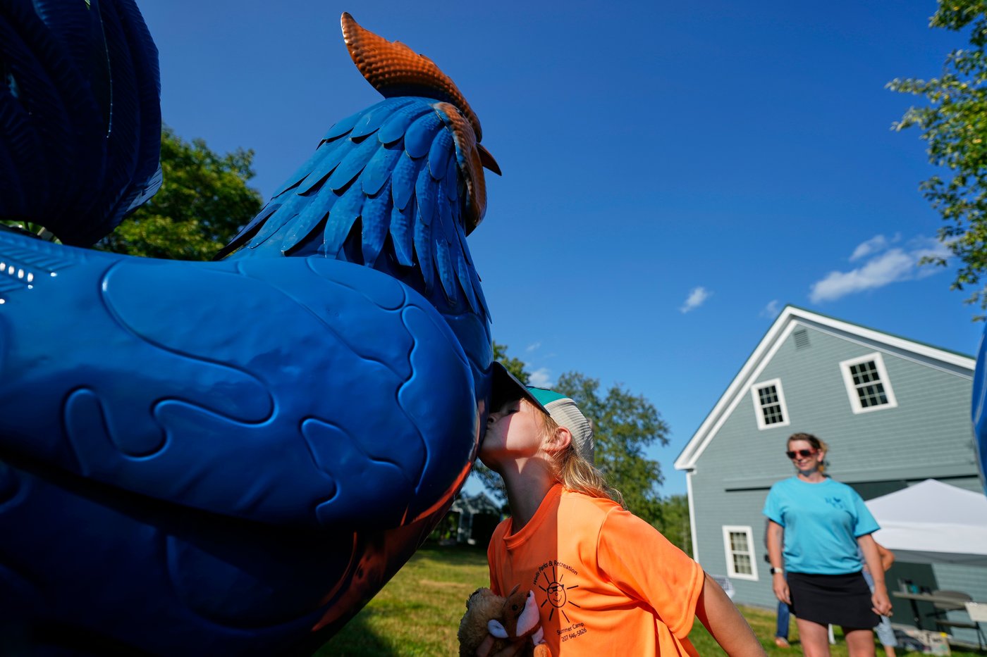 Giant metal roosters spread autism acceptance in Maine after town zoning spat | iNFOnews.ca Giant metal roosters spread autism acceptance in Maine after town zoning spat | iNFOnews.ca