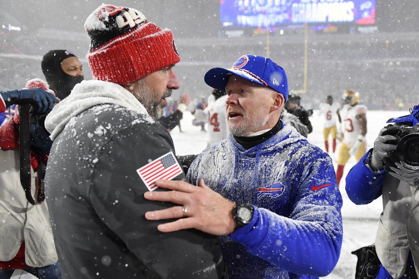 Bills coach McDermott showing a more playful side in guiding team to 5th straight AFC East title | iNFOnews.ca Bills coach McDermott showing a more playful side in guiding team to 5th straight AFC East title | iNFOnews.ca