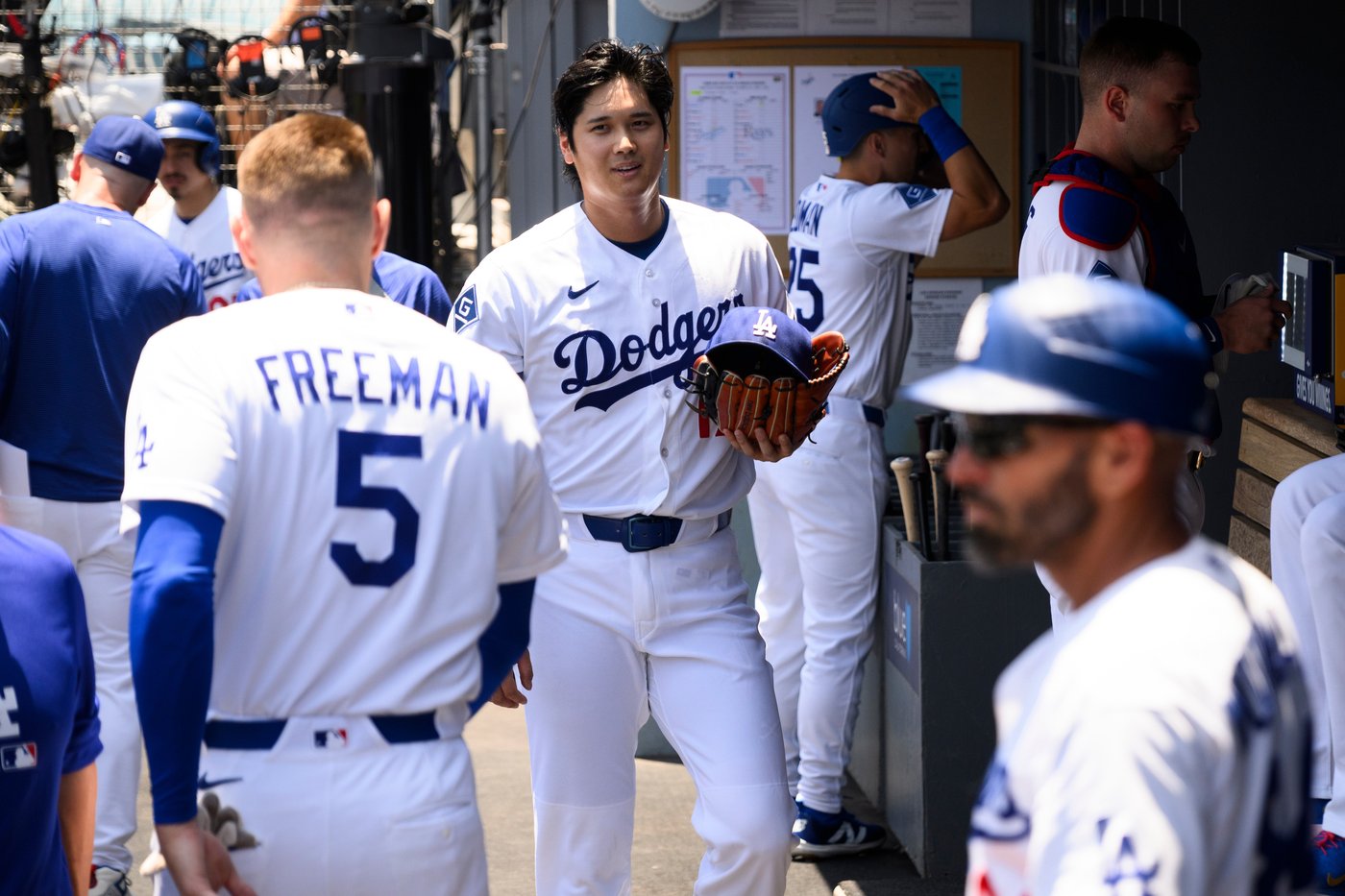 Ohtani not in Dodgers' lineup while away from team on paternity leave | iNFOnews.ca