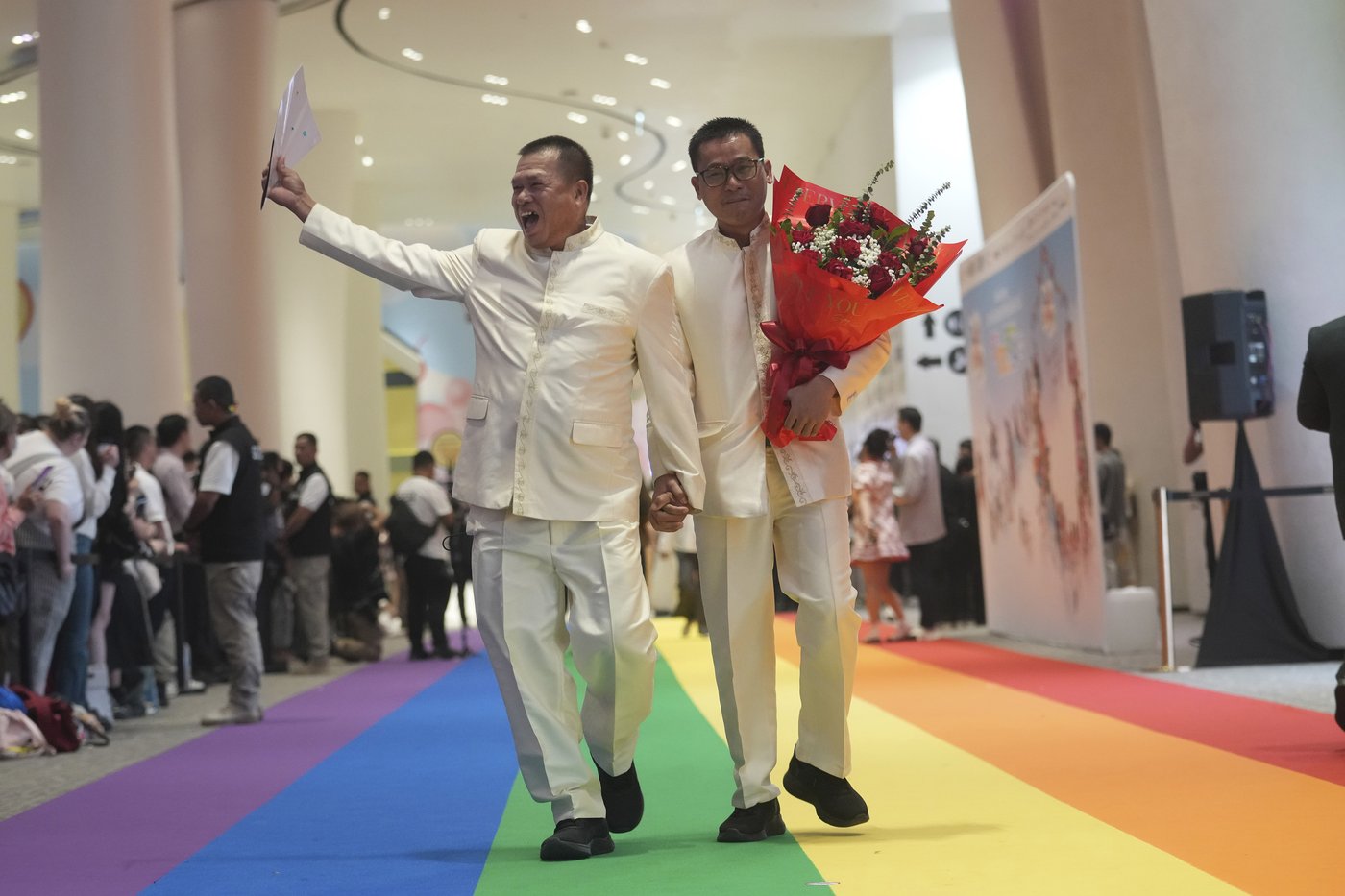 Thai LGBTQ+ couples register marriages as law gives them equal status | iNFOnews.ca