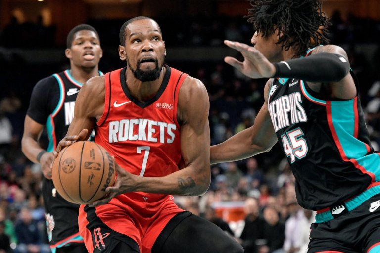 Durant scored 25 points and leads fourth-quarter push as Rockets beat Grizzlies 119-109 | iNFOnews.ca