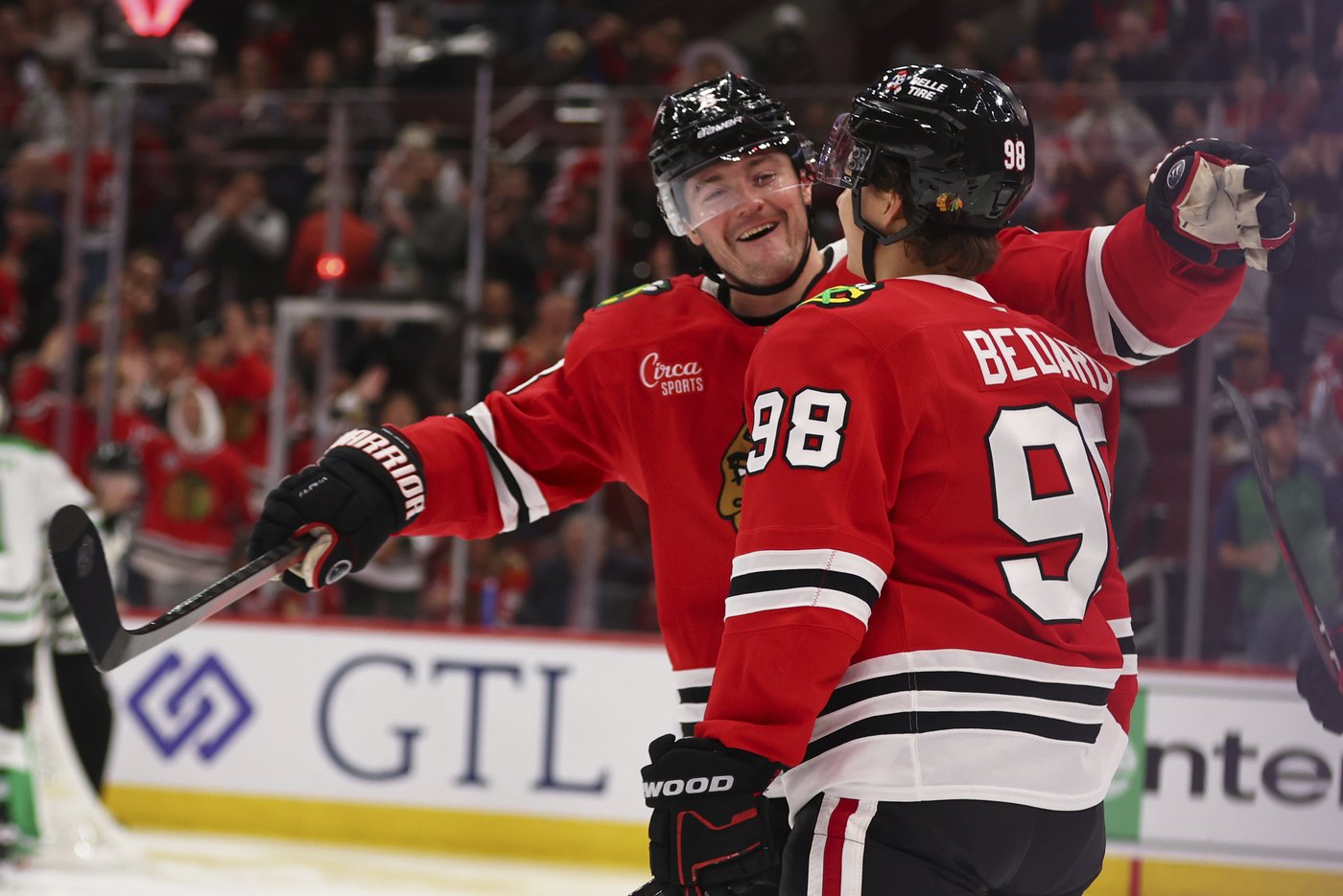 Taylor Hall's fifth career hat trick leads Blackhawks over Stars 6-2 | iNFOnews.ca Taylor Hall's fifth career hat trick leads Blackhawks over Stars 6-2 | iNFOnews.ca