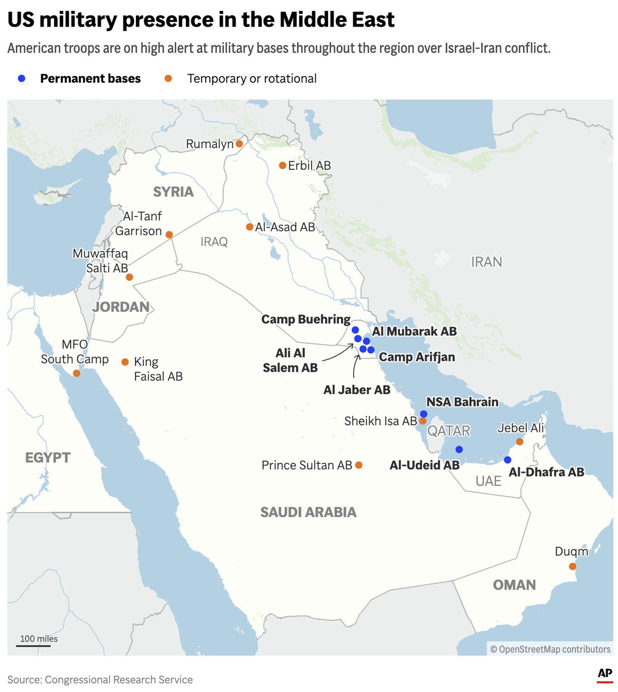 A look at Al Udeid Air Base, the US military site that Iran attacked | iNFOnews.ca A look at Al Udeid Air Base, the US military site that Iran attacked | iNFOnews.ca