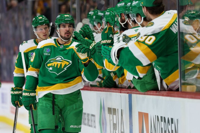 Johansson scores 2, Boldy has goal and assist in Wild's 5-2 win to snap Stars' 11-game point streak | iNFOnews.ca