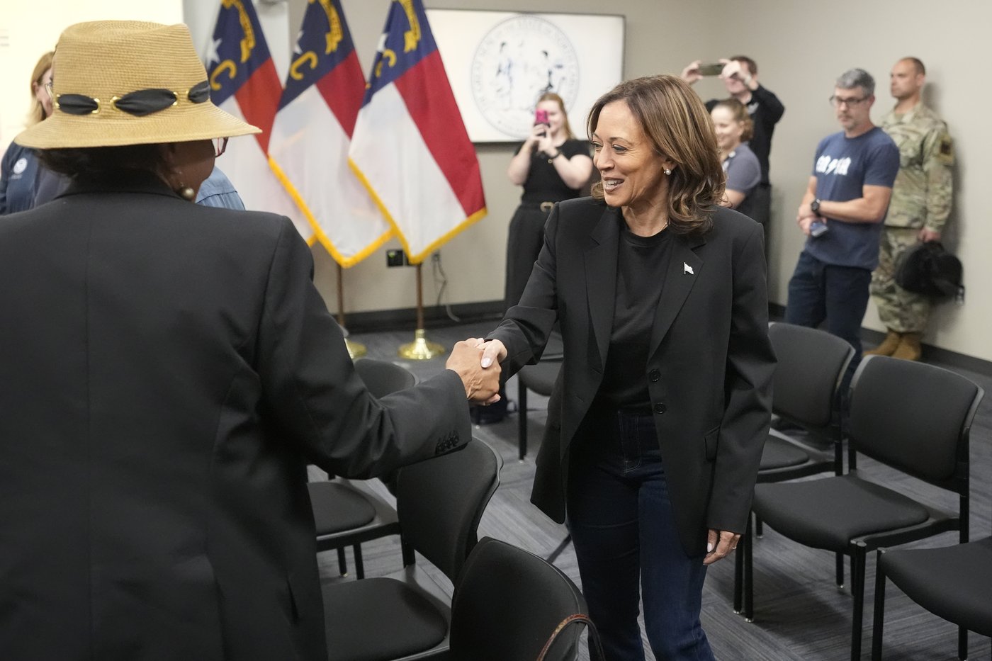 Harris pledges ongoing federal support as she visits North Carolina to survey Helene's aftermath | iNFOnews.ca