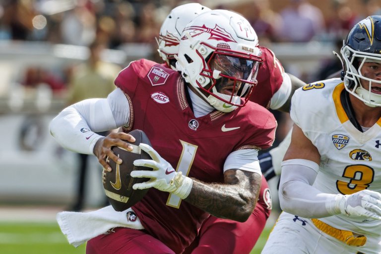 Castellanos leads Florida State, which has school-record 498 rushing yards in rout of Kent State | iNFOnews.ca