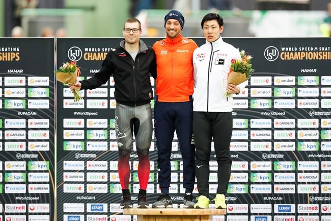 Canadian speedskater Dubreuil captures silver at world sprint championships | iNFOnews.ca