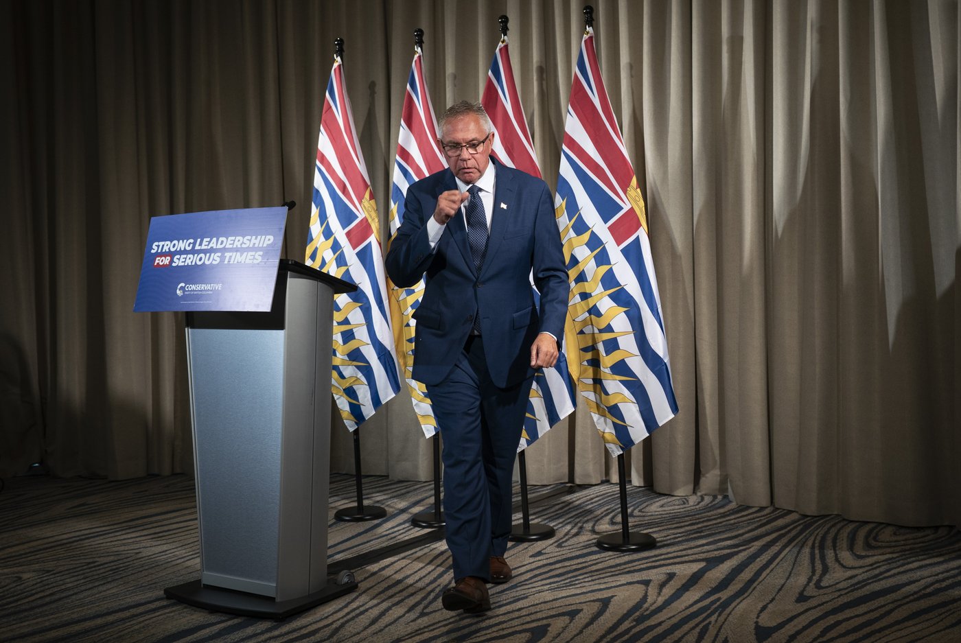 B.C.'s Eby promises relief at gas pumps, while Conservative Doerkson praises pipeline | iNFOnews.ca