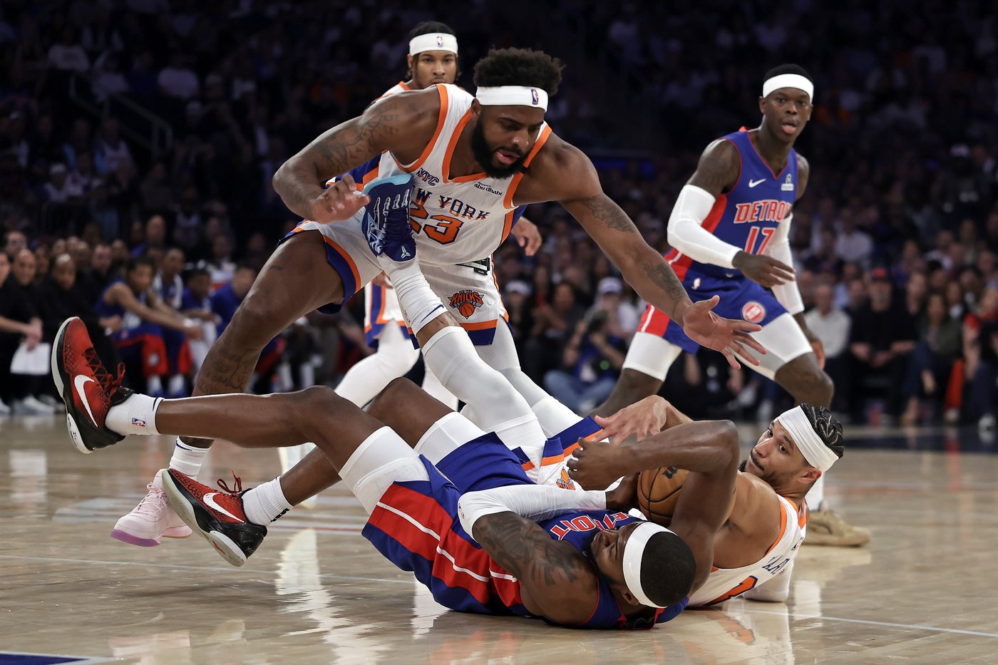 Pistons beat Knicks 106-103 in Game 5 to stay alive in the first-round series | iNFOnews.ca