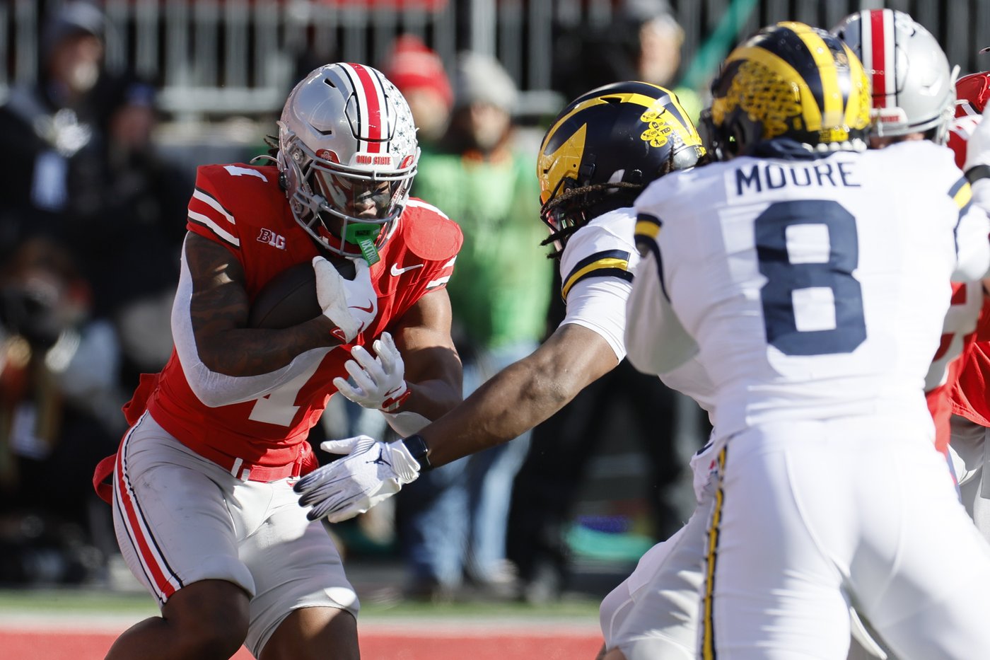 Michigan, Ohio State players brawl after Wolverines beat No. 2 Buckeyes. Police use pepper spray | iNFOnews.ca Michigan, Ohio State players brawl after Wolverines beat No. 2 Buckeyes. Police use pepper spray | iNFOnews.ca