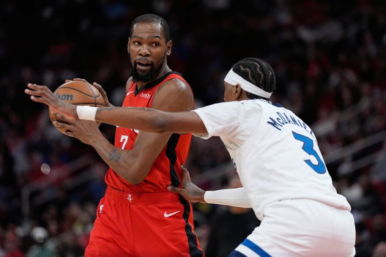 Kevin Durant's season-high 39 points and clutch free throws lift Rockets over Timberwolves | iNFOnews.ca