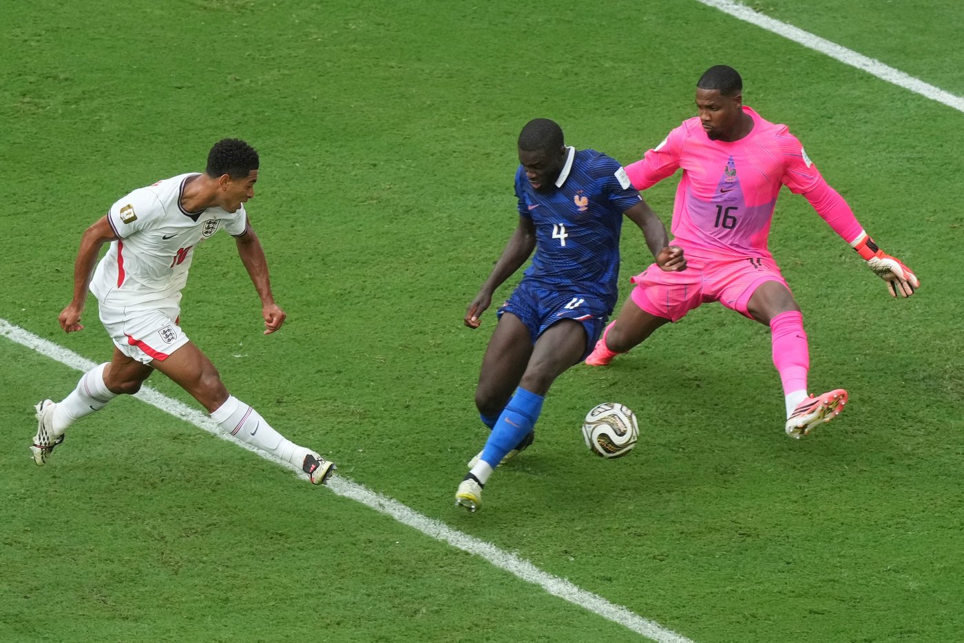 England gets hat trick from Saka and beats France 6-4 in wild World Cup third-place game, in photos | iNFOnews.ca