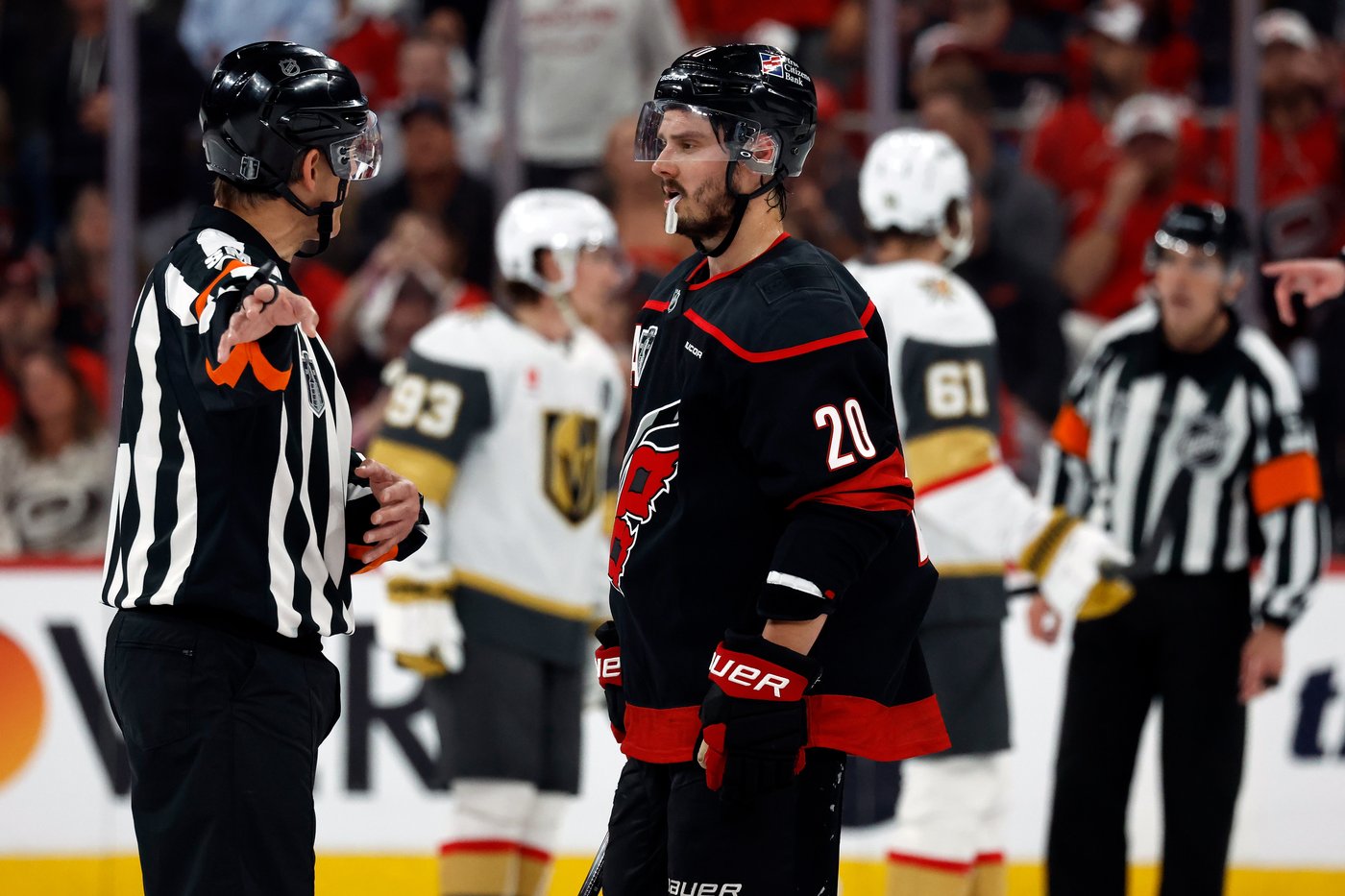 Down 0-1 in Stanley Cup Final, Hurricanes coach on top line vs. Vegas: 'We need them to get going' | iNFOnews.ca