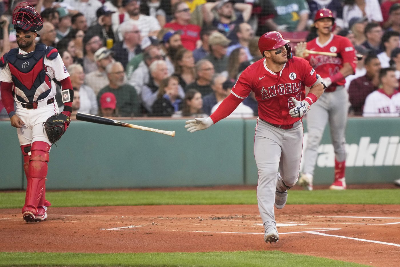 Trout bounces back from injury with 3 more hits and his 2nd career homer at Fenway Park | iNFOnews.ca