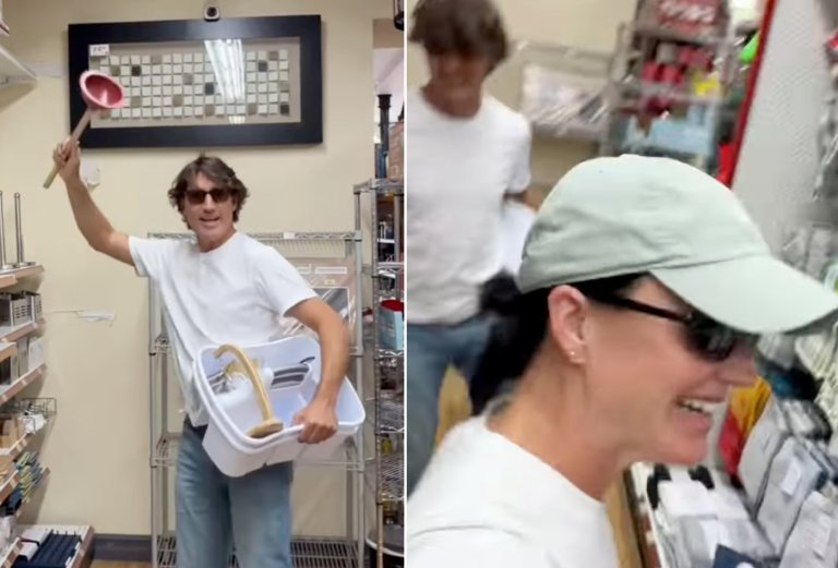 Justin Trudeau and Katy Perry dance in Montreal Home Hardware to Xav Trudeau's song | iNFOnews.ca