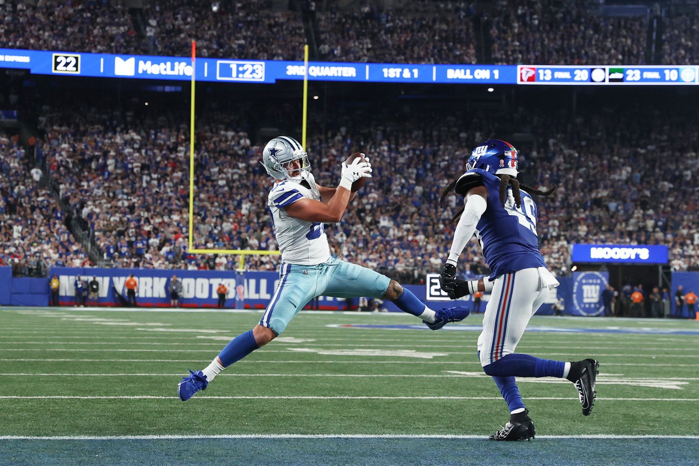 Giants' offense rolls over the Cowboys to give coach John Harbaugh a 28-20 win in his debut | iNFOnews.ca Giants' offense rolls over the Cowboys to give coach John Harbaugh a 28-20 win in his debut | iNFOnews.ca