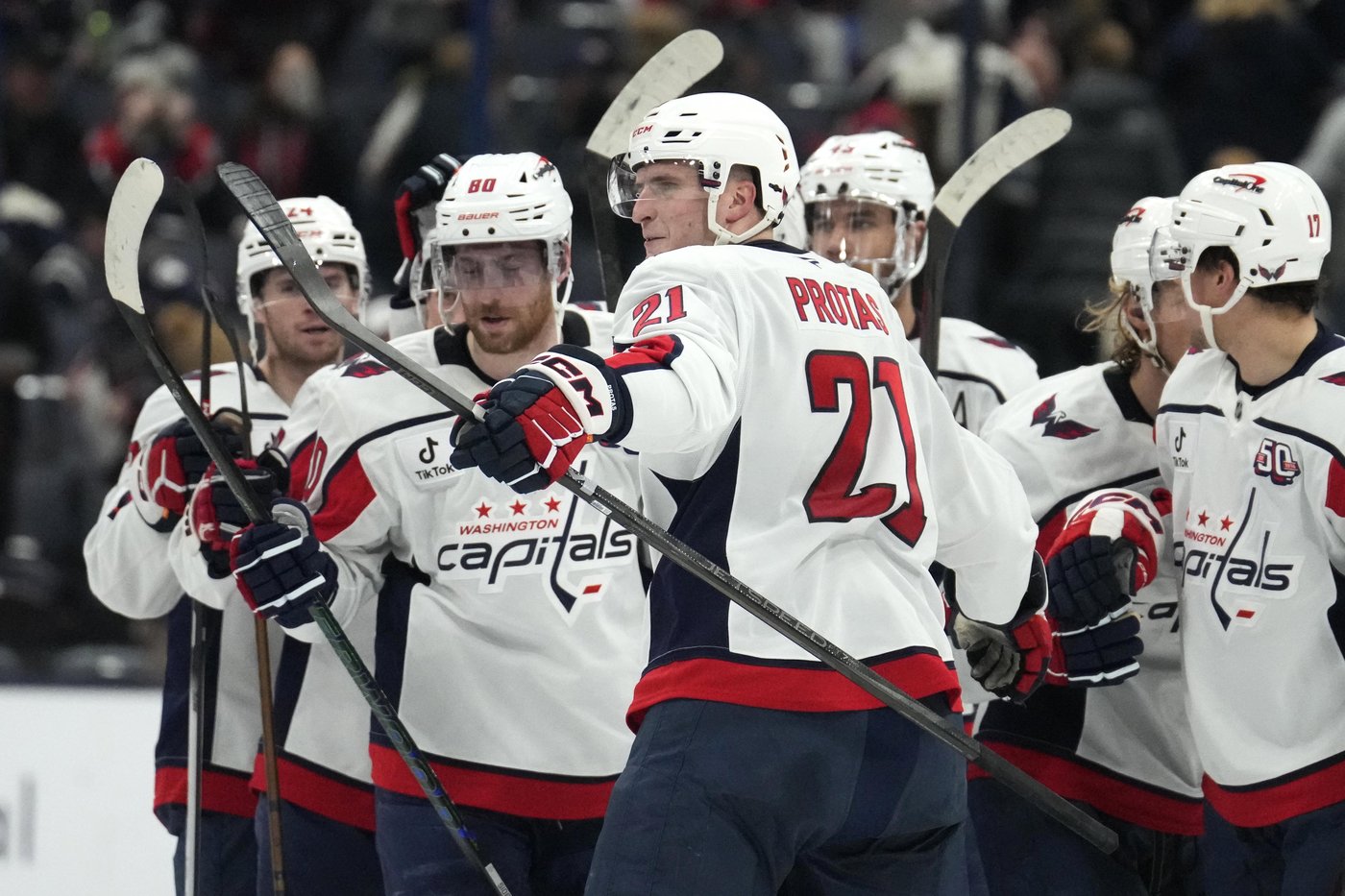 Aliaksei Protas scores in OT to lift Capitals over Blue Jackets 2-1 | iNFOnews.ca Aliaksei Protas scores in OT to lift Capitals over Blue Jackets 2-1 | iNFOnews.ca
