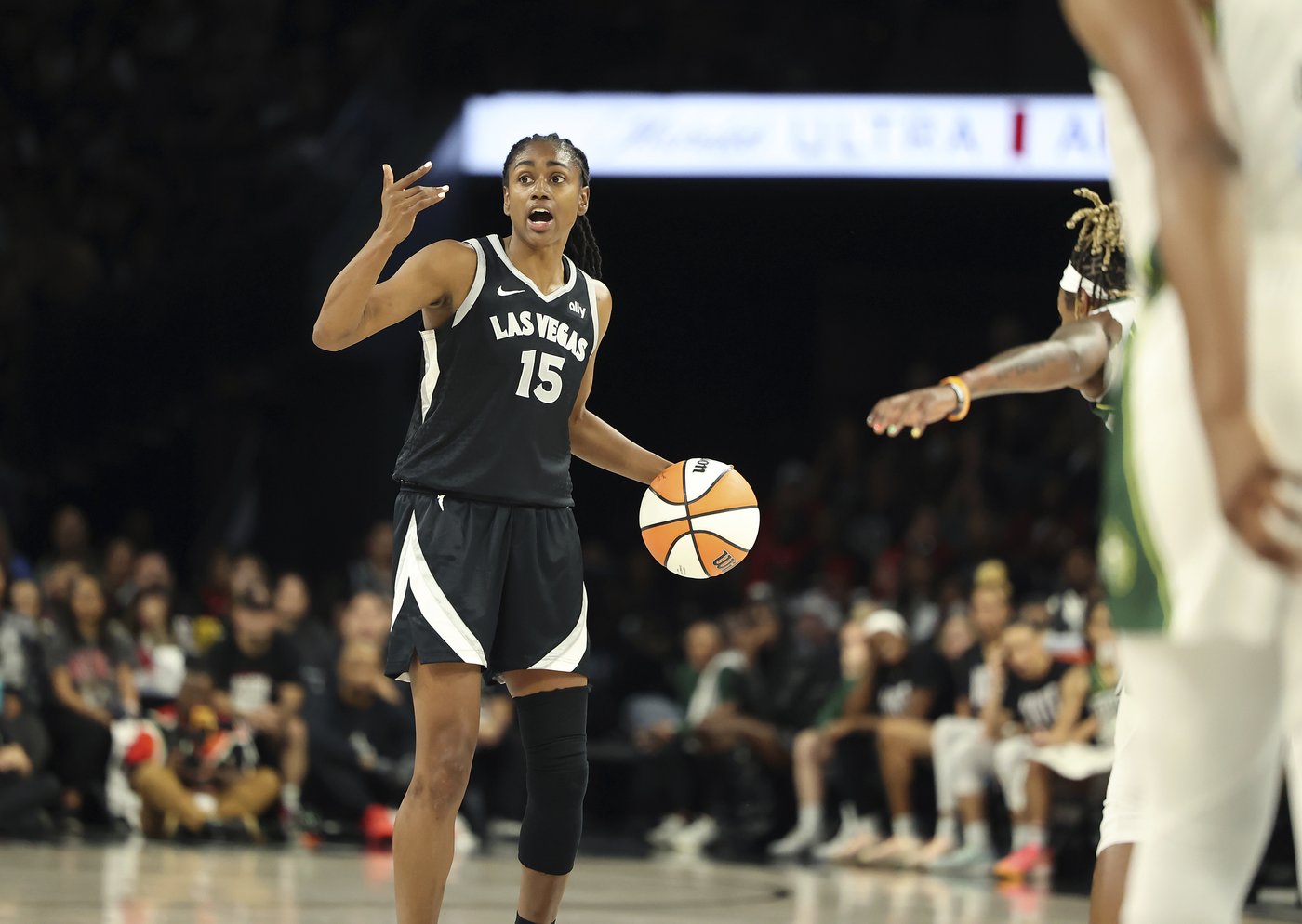 A'ja Wilson scores 21 after snagging third MVP award, helps Aces beat Storm 78-67 in playoff opener | iNFOnews.ca