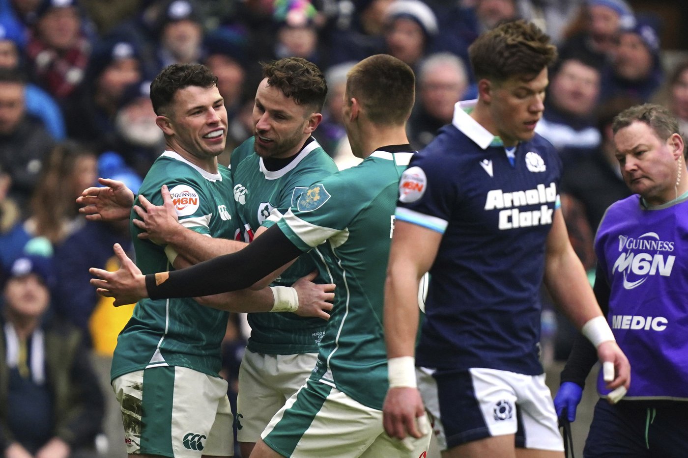 Ireland beats Scotland 32-18 in Six Nations to take huge step to unprecedented third straight title | iNFOnews.ca