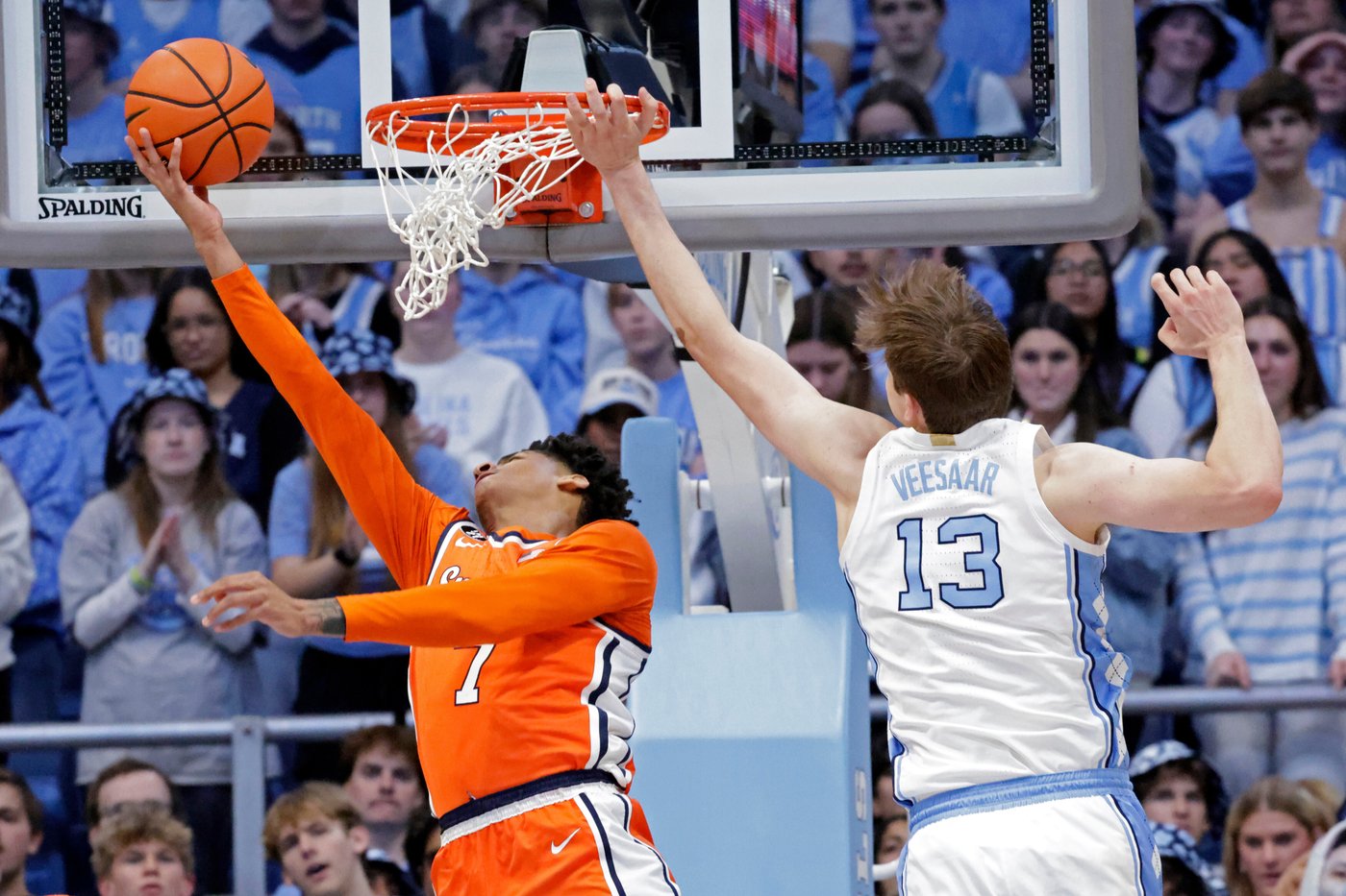 Caleb Wilson scores 22 points to lead No. 14 North Carolina past Syracuse, 87-77 | iNFOnews.ca