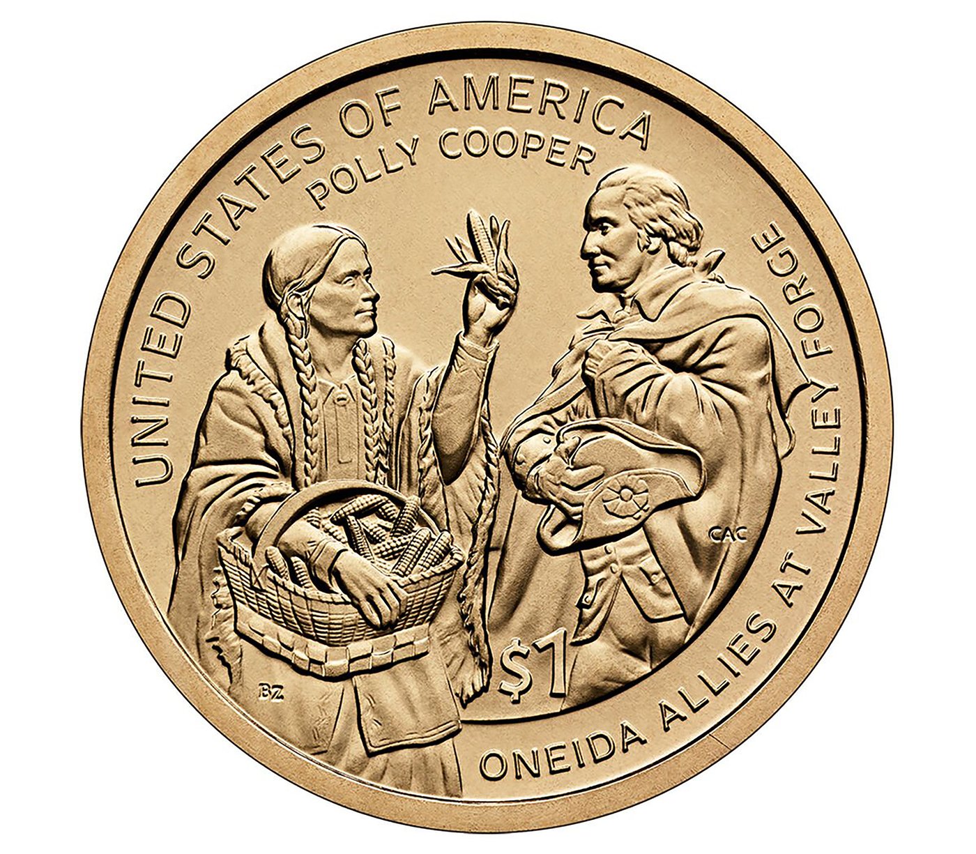Polly Cooper, an Oneida woman who helped save Washington's army, is honored on $1 coin | iNFOnews.ca Polly Cooper, an Oneida woman who helped save Washington's army, is honored on $1 coin | iNFOnews.ca