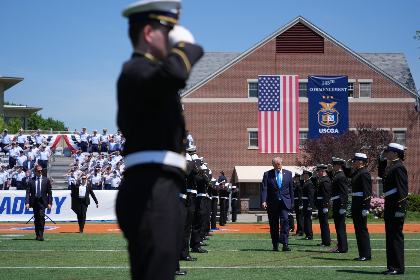 Trump tells Coast Guard graduates they will 'be tested' in their military careers | iNFOnews.ca Trump tells Coast Guard graduates they will 'be tested' in their military careers | iNFOnews.ca