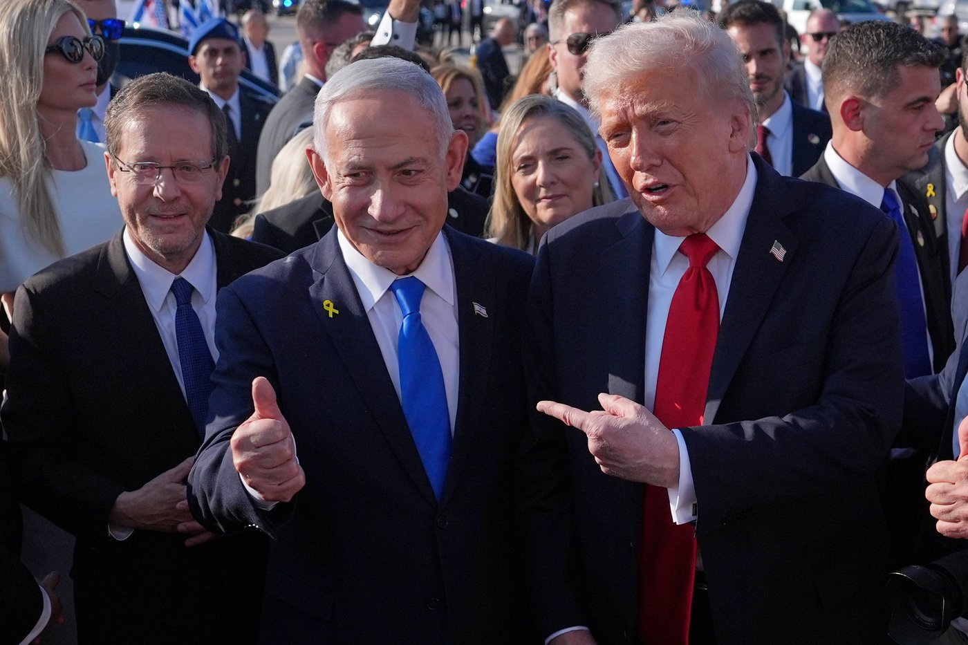 Trump urges leaders to put 'old feuds' aside as he calls for a new era of harmony in the Middle East | iNFOnews.ca