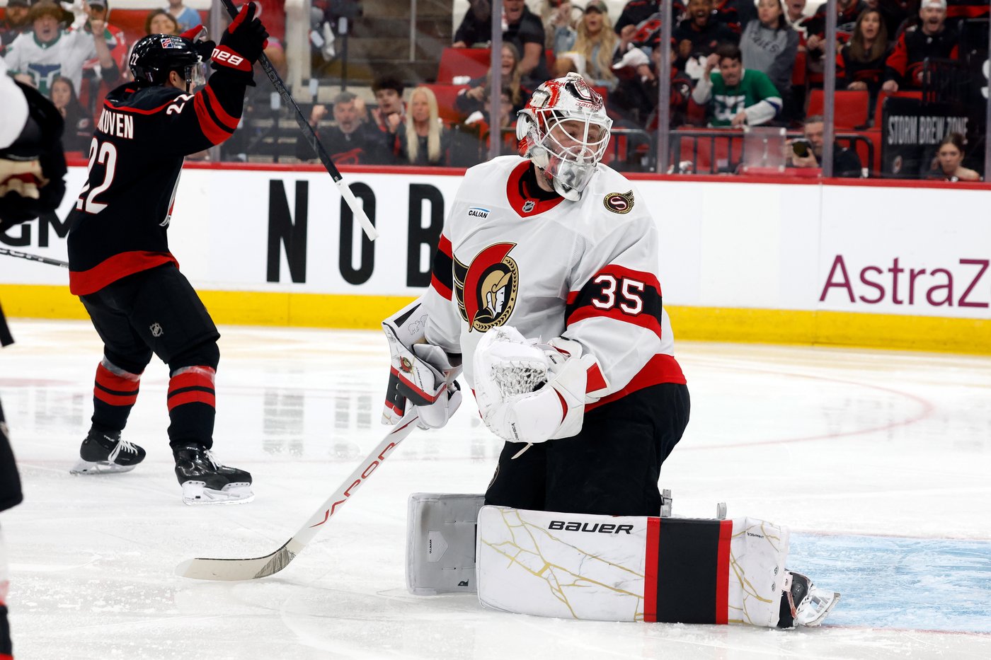 Stankoven, Hall, Andersen help Carolina Hurricanes top the Ottawa Senators 2-0 to open NHL playoffs | iNFOnews.ca Stankoven, Hall, Andersen help Carolina Hurricanes top the Ottawa Senators 2-0 to open NHL playoffs | iNFOnews.ca