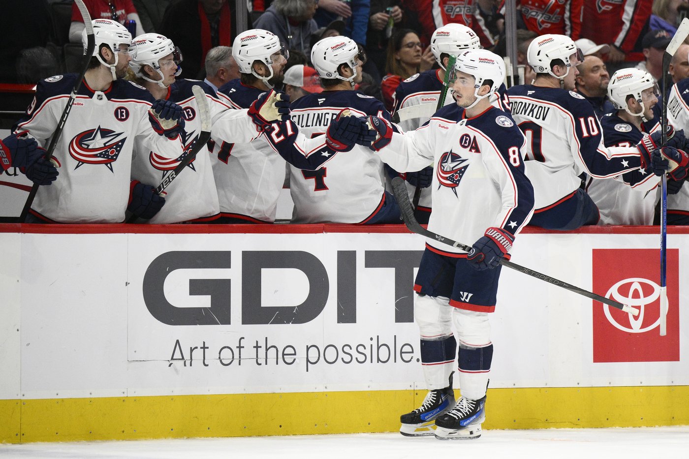 Adam Fantilli scores twice as the Blue Jackets beat the Capitals to remain in playoff contention | iNFOnews.ca