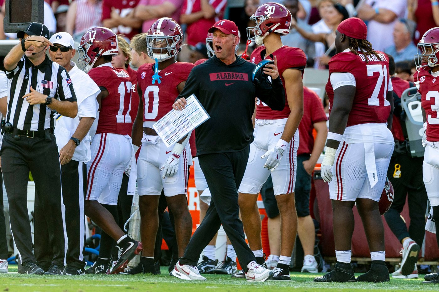 Missouri's Drinkwitz has one question for Alabama counterpart DeBoer: What are you wearing Saturday? | iNFOnews.ca Missouri's Drinkwitz has one question for Alabama counterpart DeBoer: What are you wearing Saturday? | iNFOnews.ca