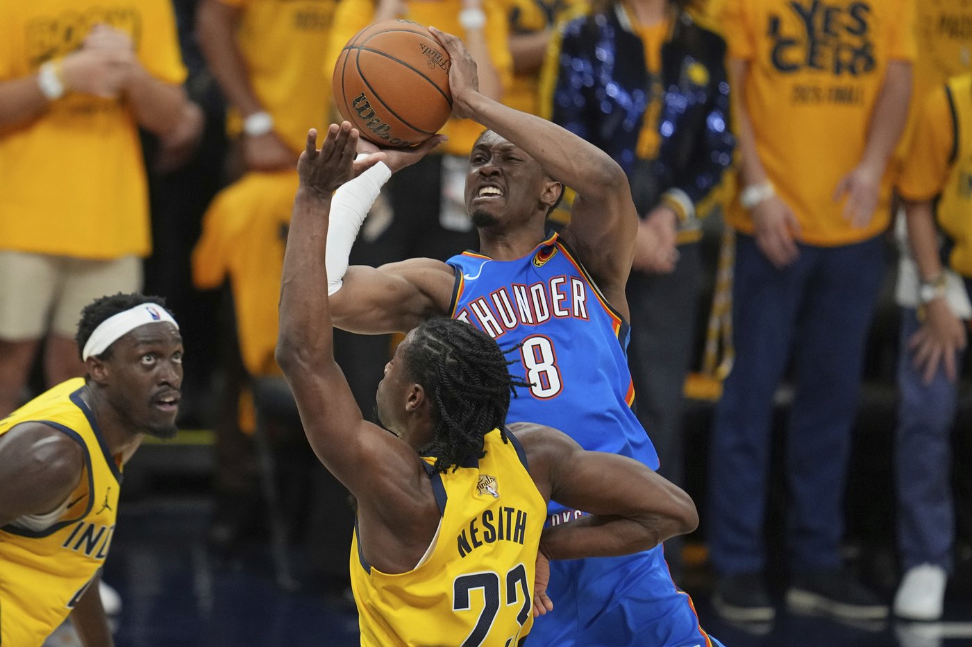 Pacers avoid 2nd straight home-court playoff exit, routing Thunder to force Game 7 | iNFOnews.ca