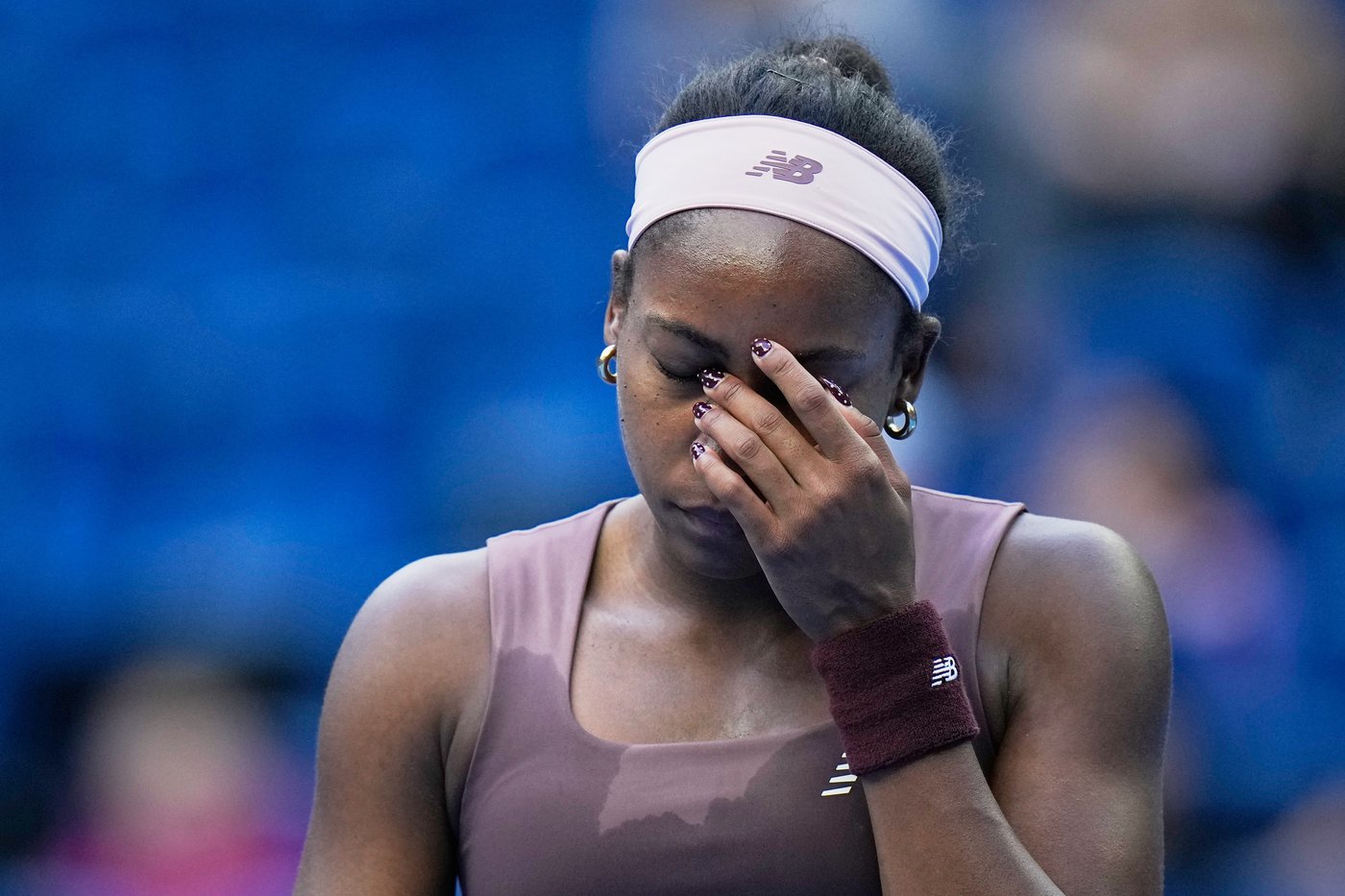 A drained Coco Gauff falls to Elise Mertens at the China Open days after dealing with racist abuse | iNFOnews.ca