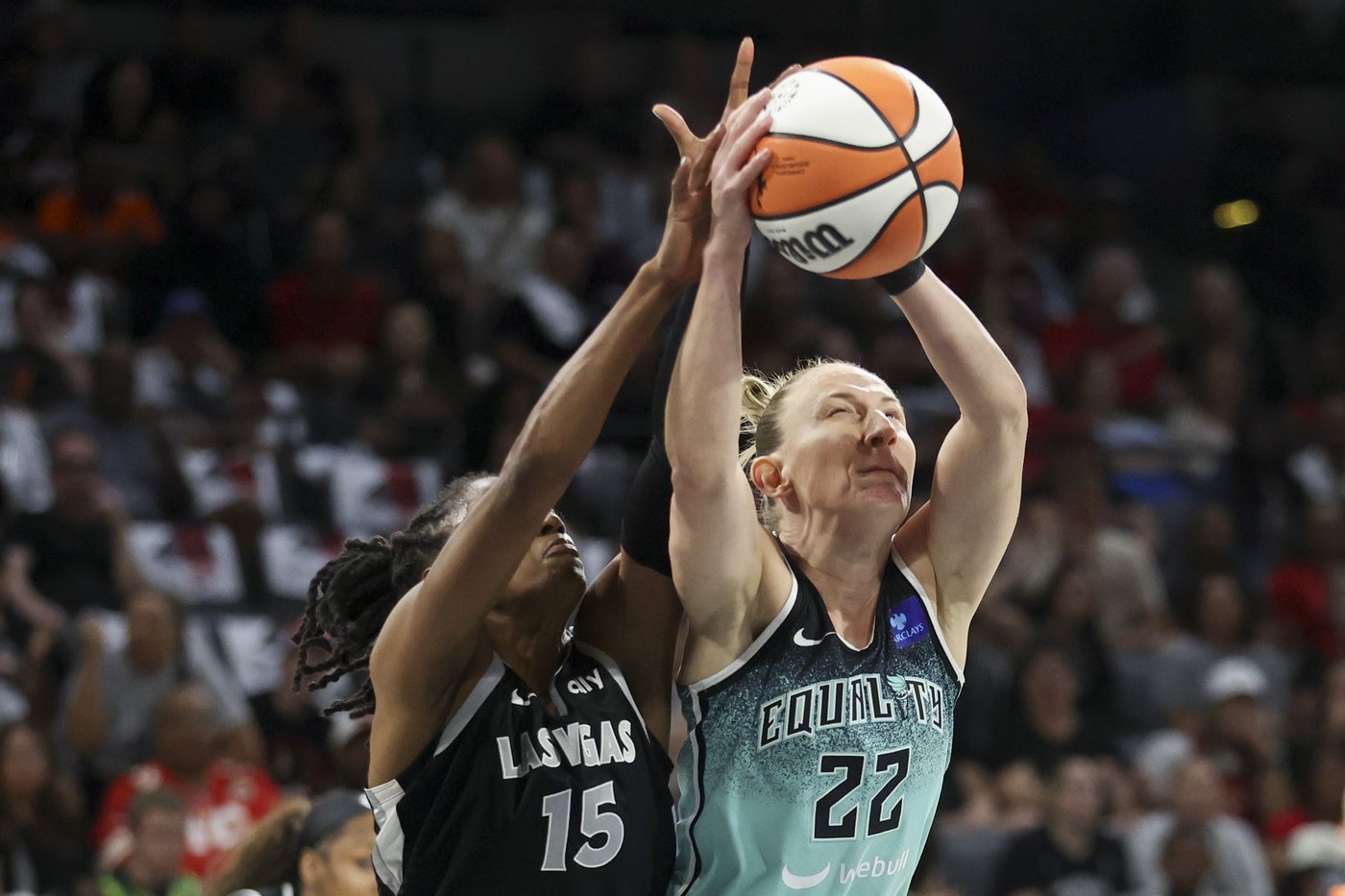 Ionescu scores 22 points to lead Liberty to 76-62 win over Aces and into WNBA Finals | iNFOnews.ca Ionescu scores 22 points to lead Liberty to 76-62 win over Aces and into WNBA Finals | iNFOnews.ca