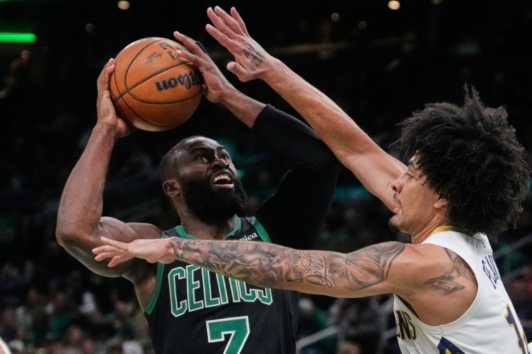 Sam Hauser scores 24, Celtics hit 29 3s, rout Pelicans 144-118 to clinch East's No. 2 playoff seed | iNFOnews.ca