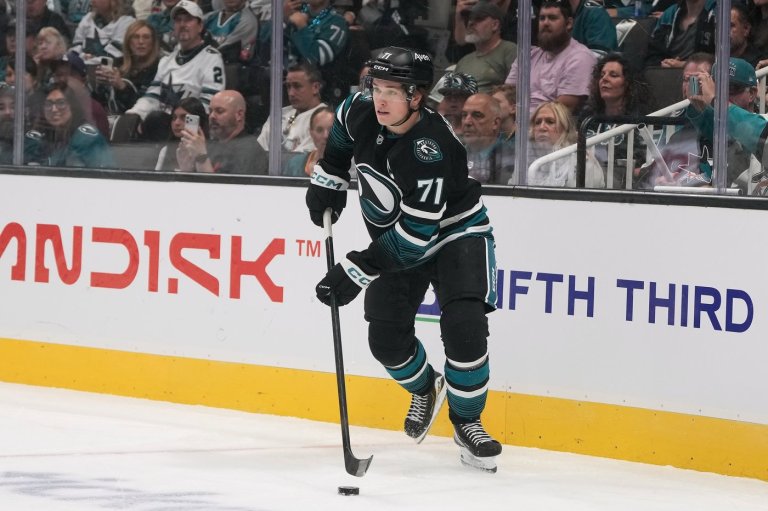 Sharks scratch captain Macklin Celebrini because of a lower-body injury | iNFOnews.ca