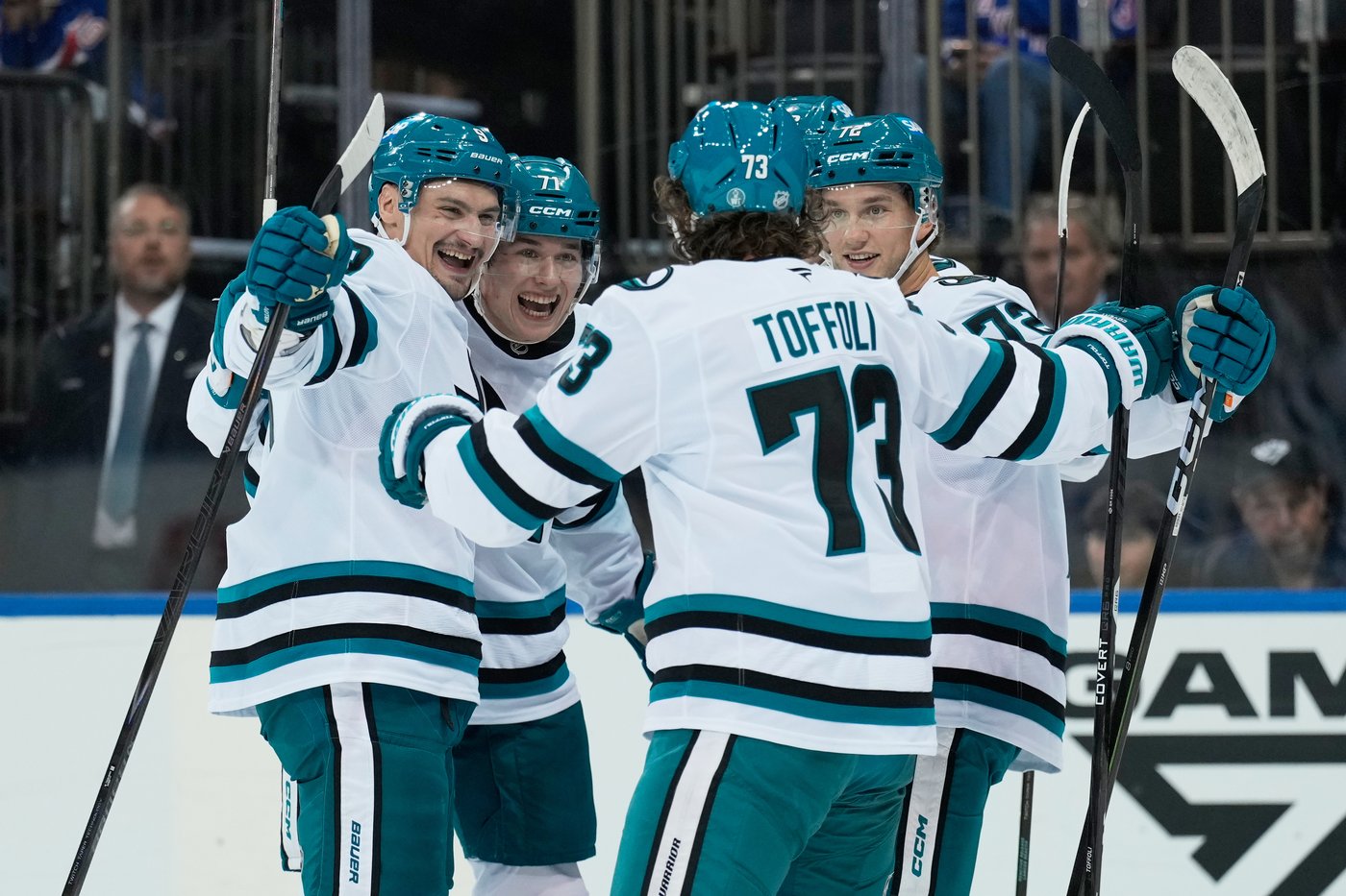 Celebrini has a hat trick and a 5-point game, Sharks beat Rangers in OT for 1st win this season | iNFOnews.ca Celebrini has a hat trick and a 5-point game, Sharks beat Rangers in OT for 1st win this season | iNFOnews.ca