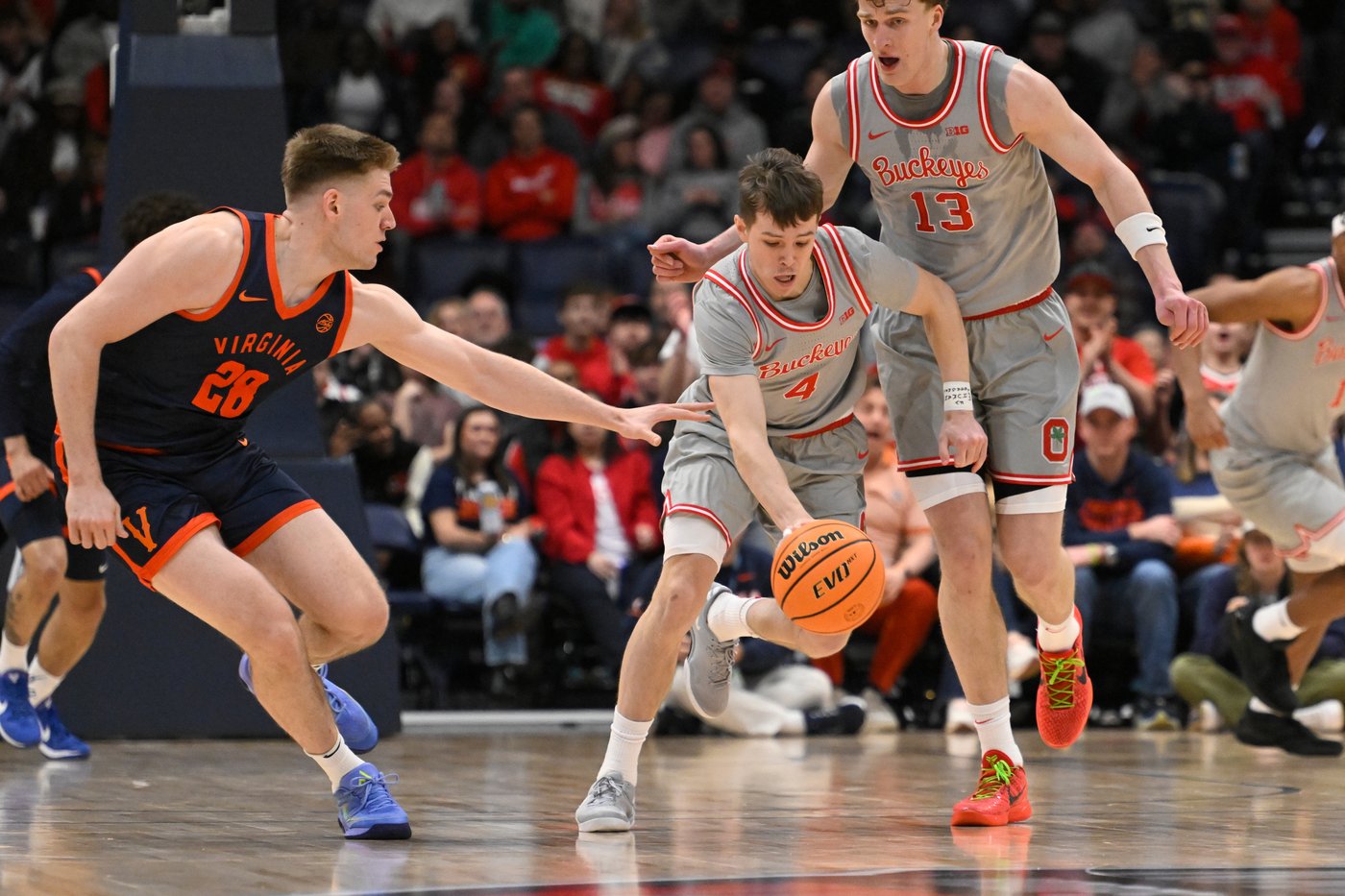 Thomas, Lewis help No. 15 Virginia beat Ohio State 70-66 in Nashville | iNFOnews.ca Thomas, Lewis help No. 15 Virginia beat Ohio State 70-66 in Nashville | iNFOnews.ca