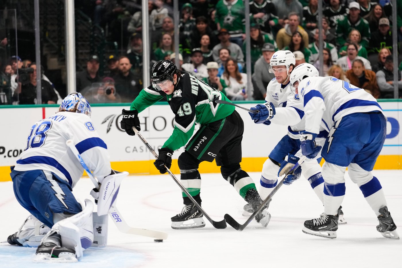 Hagel scores 6th winning goal, Vasilevskiy stops 19 shots to lead Lightning past Stars 4-1 | iNFOnews.ca Hagel scores 6th winning goal, Vasilevskiy stops 19 shots to lead Lightning past Stars 4-1 | iNFOnews.ca