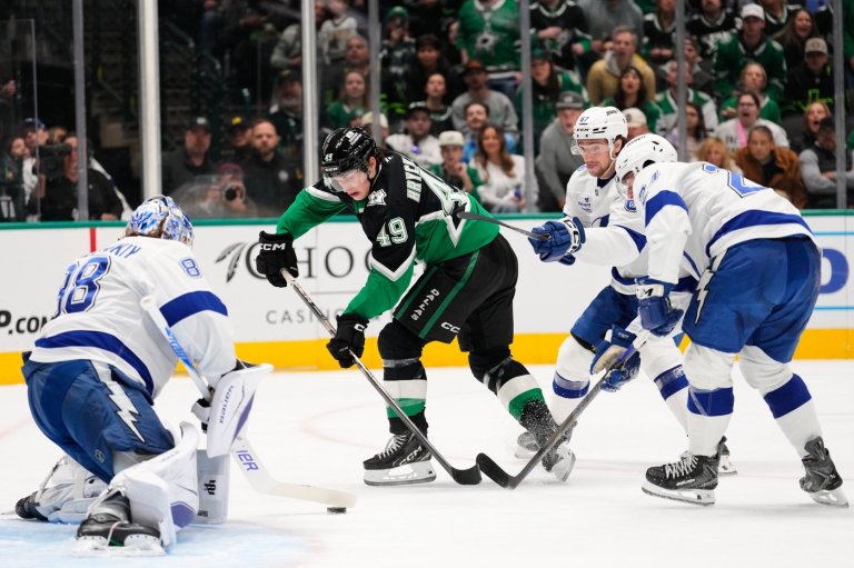 Hagel scores 6th winning goal, Vasilevskiy stops 19 shots to lead Lightning past Stars 4-1 | iNFOnews.ca