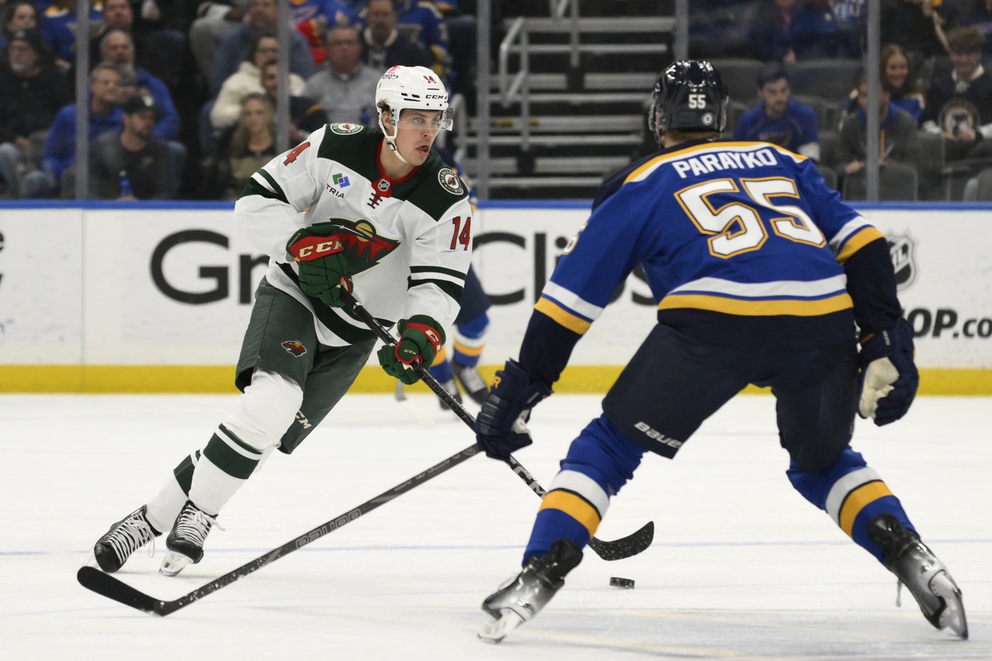 Kirill Kaprizov scores twice to lift the Wild over the Blues 4-2 | iNFOnews.ca Kirill Kaprizov scores twice to lift the Wild over the Blues 4-2 | iNFOnews.ca