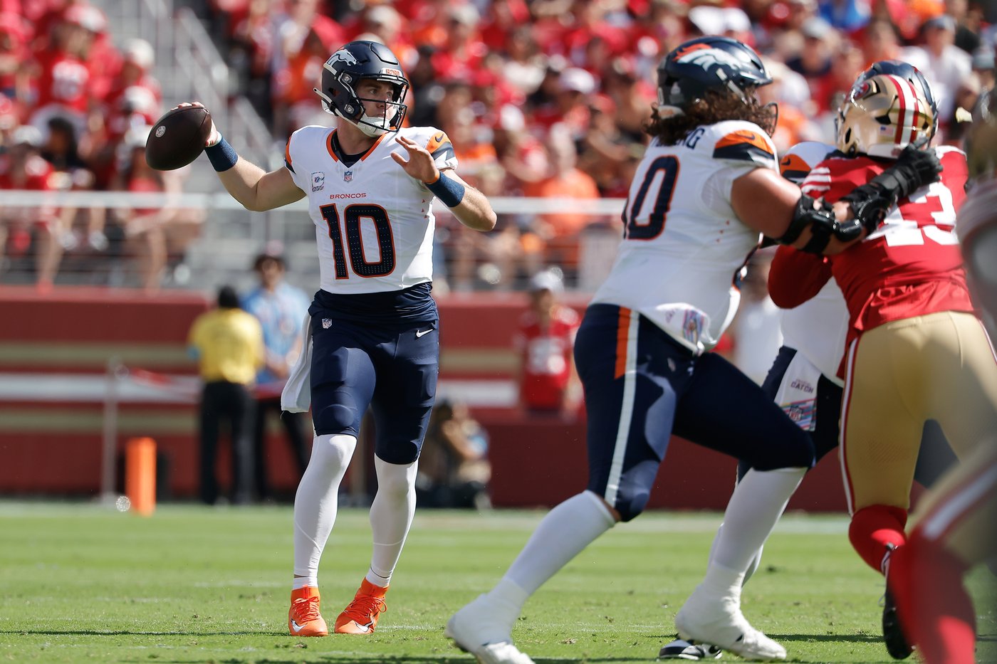 Bo Nix isn't taking any advice from TV analysts about how to fix the Broncos' offense | iNFOnews.ca