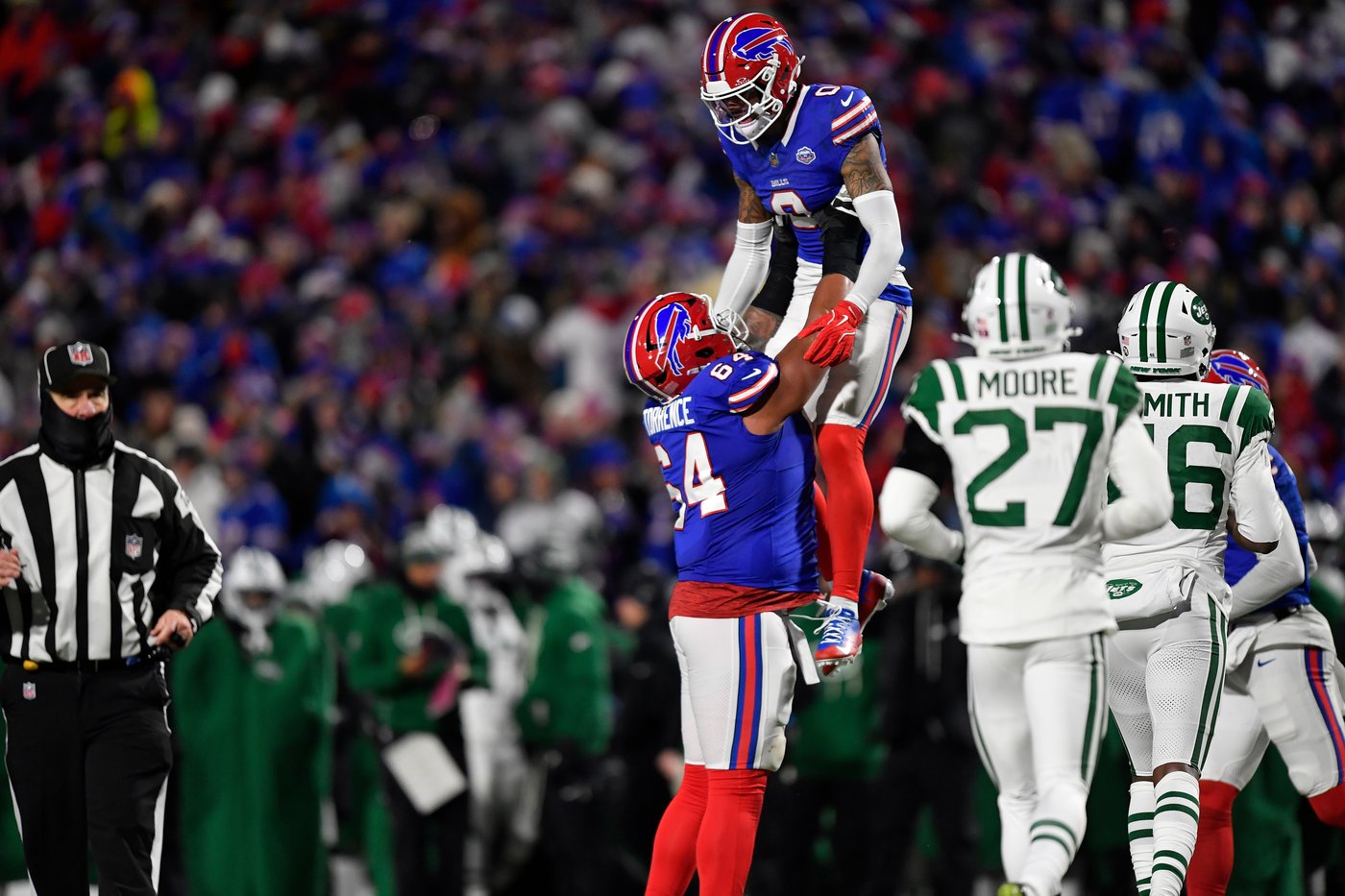 Bills celebrate home finale with 35-8 rout of the Jets in potential final game at Highmark Stadium | iNFOnews.ca