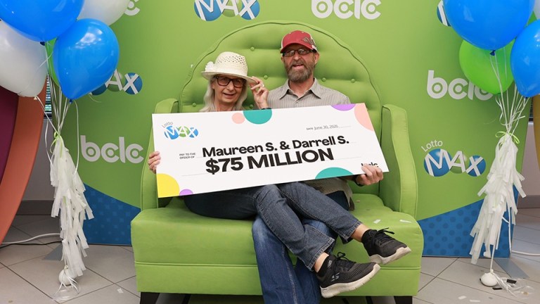 Penticton couple wins $75M Lotto Max jackpot | iNFOnews.ca