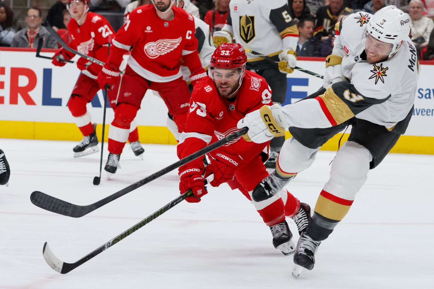 Hertl scores in OT to cap Vegas rally in 4-3 victory over Red Wings | iNFOnews.ca