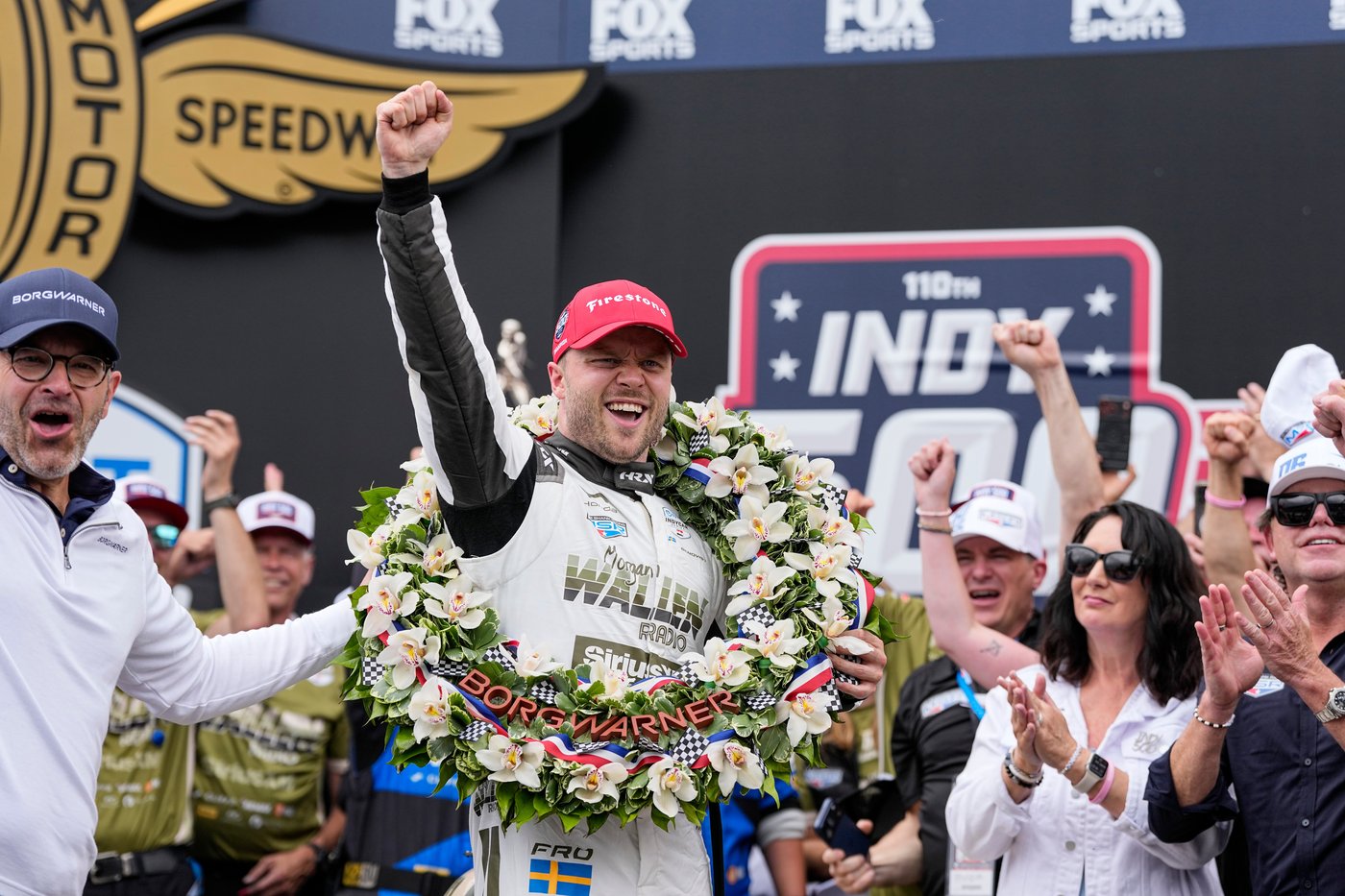 Late pass sends Felix Rosenqvist past David Malukas for the closest Indianapolis 500 win in history | iNFOnews.ca