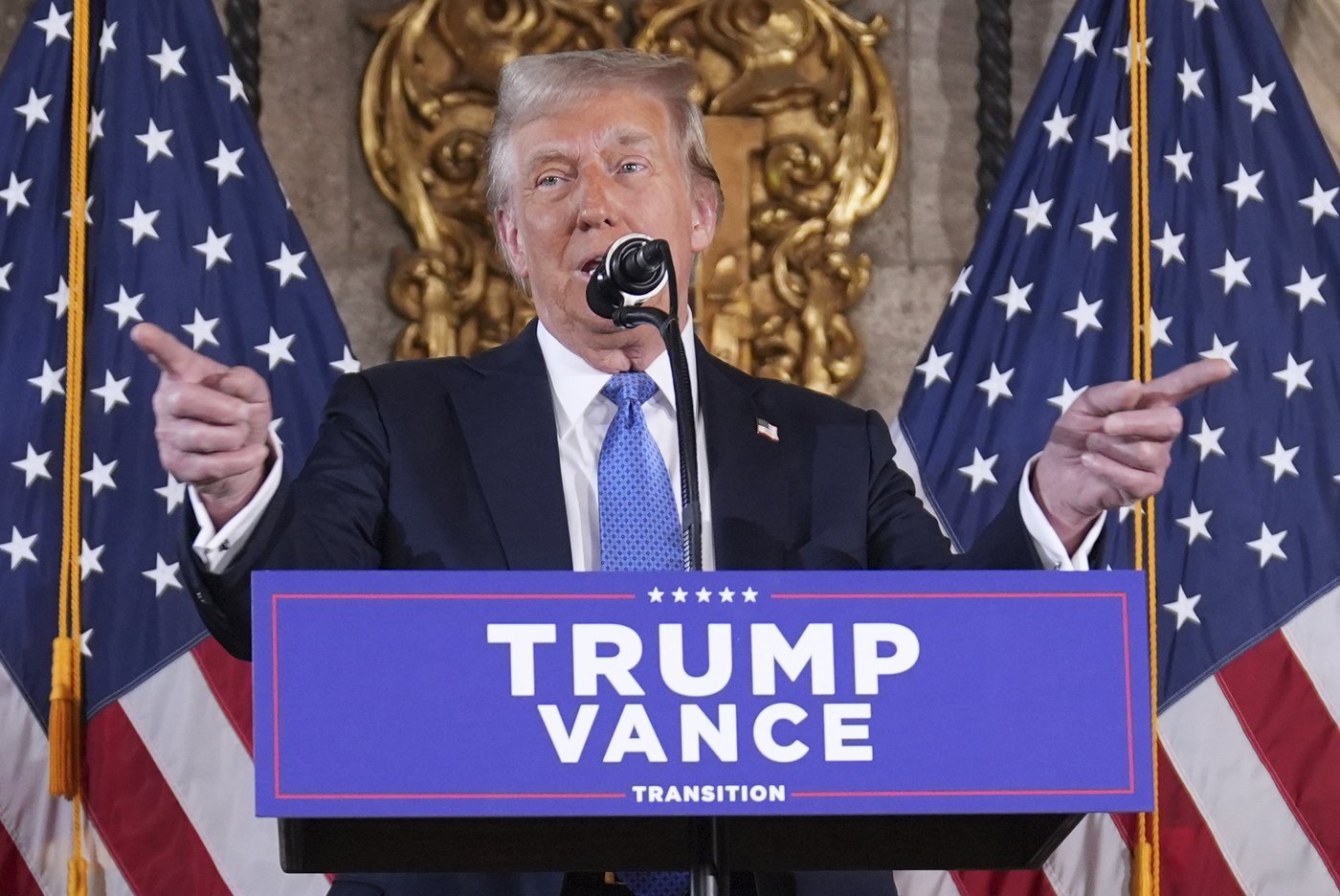 Trump weighs in on NY mayor, vaccines and drones in freewheeling press conference at Mar-a-Lago | iNFOnews.ca