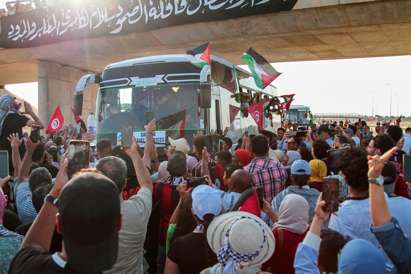 A convoy sets off for Gaza from North Africa to protest Israel's blockade | iNFOnews.ca A convoy sets off for Gaza from North Africa to protest Israel's blockade | iNFOnews.ca
